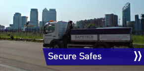 Safe Tech Truck on Road - Secure Safes in Wolverhampton, West Midlands
